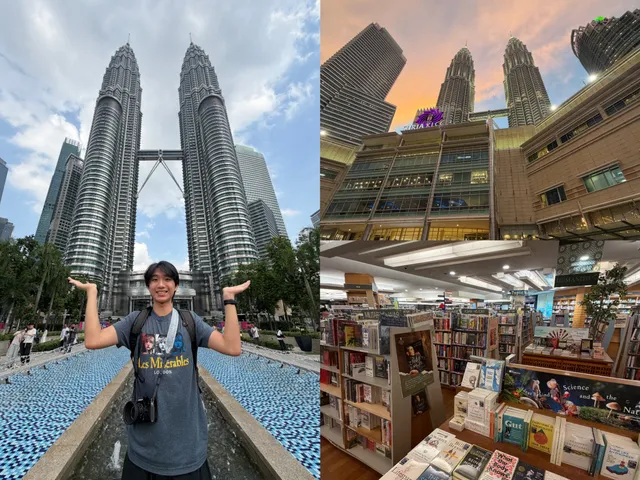 KLCC and Kinokuniya bookstore